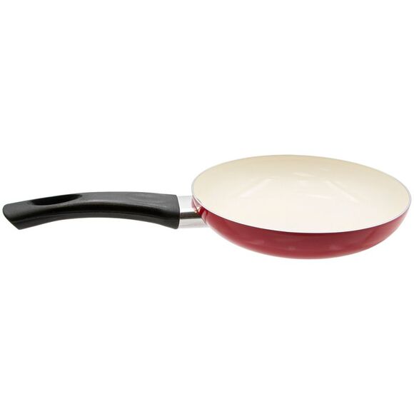 Handy Gourmet Ceramic Non-Stick 7" Aluminum Fry Pan in Red - Picture 2 of 5
